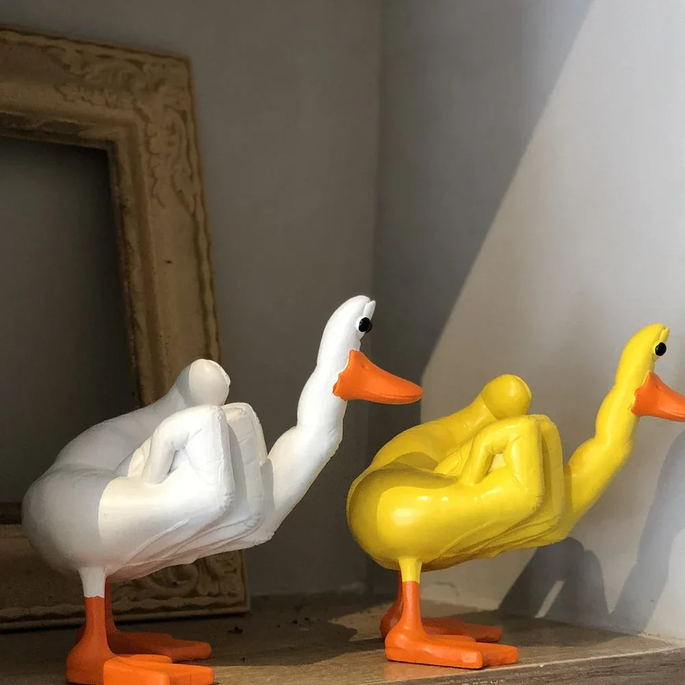 ArtZ® Duck With A Bad Attitude Sculpture Duck With A Bad Attitude Sculpture