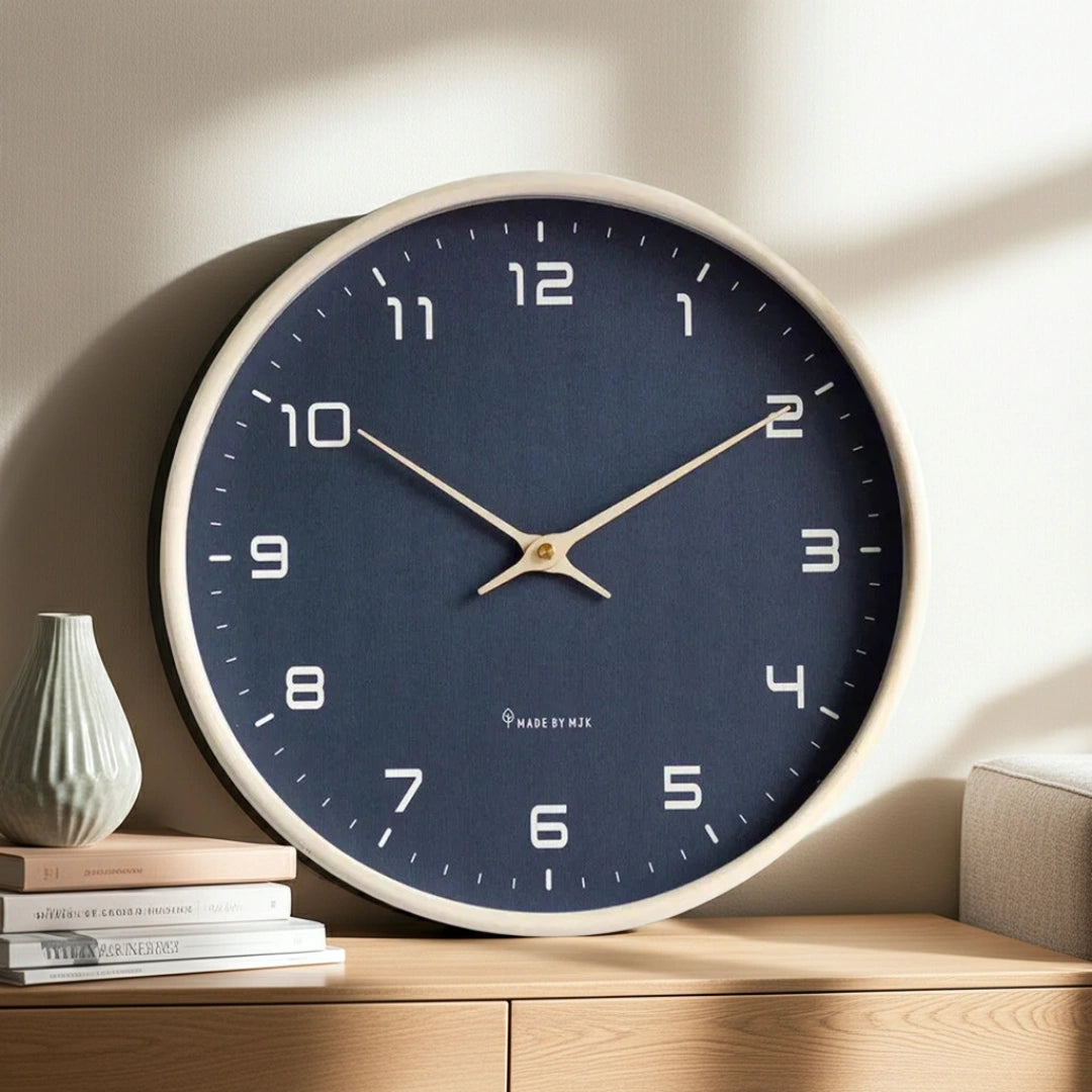 Scandinavian Solid Wood Wall Clock