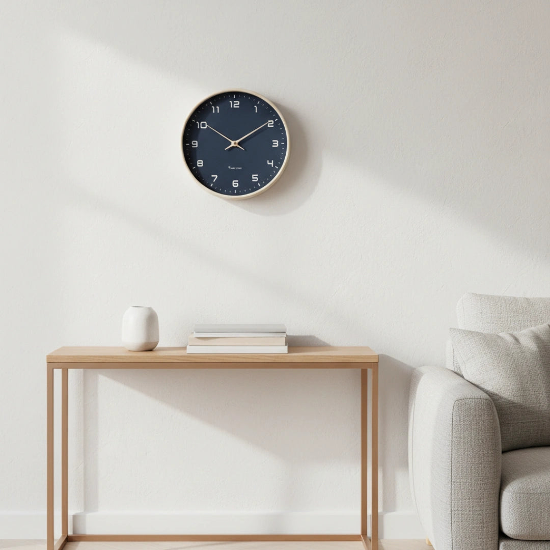 Scandinavian Solid Wood Wall Clock