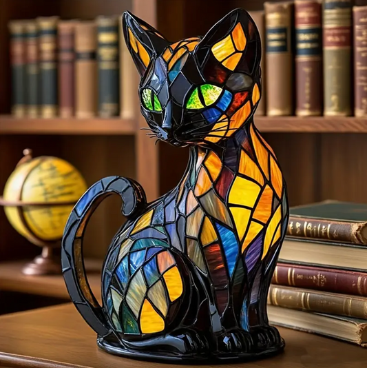 Enchanted Glowing Cat Table Lamp