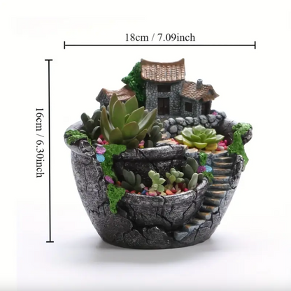 Antique Architectural Stone Flower Pot