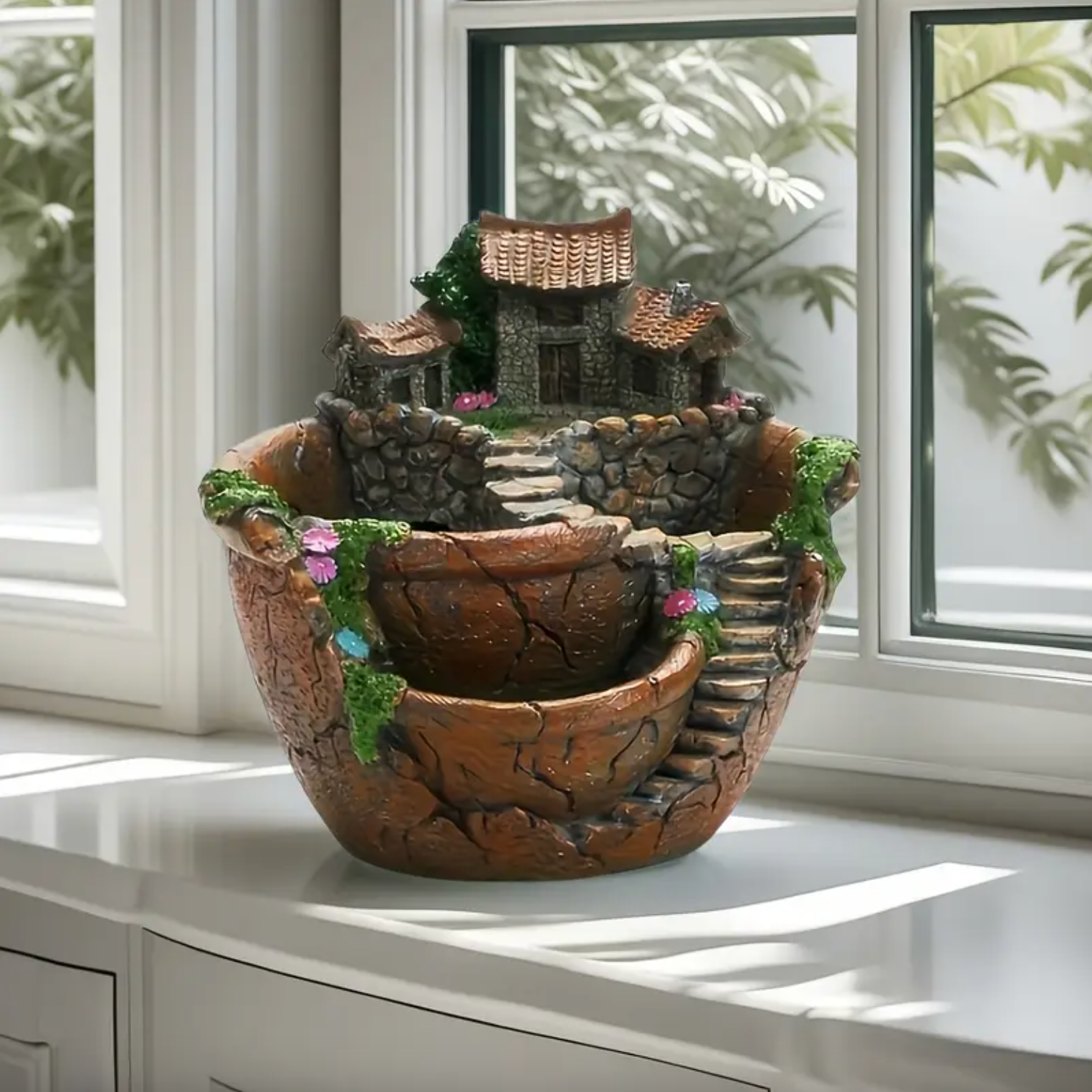 Antique Architectural Stone Flower Pot