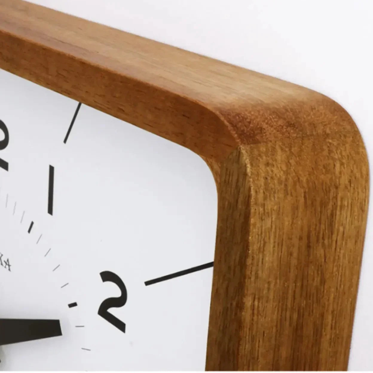 Square Frame Metal Wall Clock