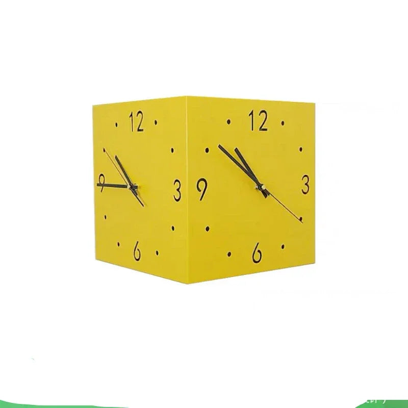 Geometric Panel Wall Clock