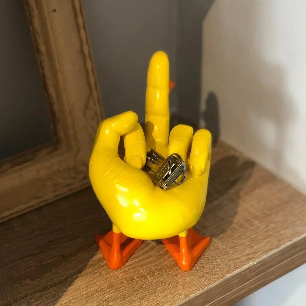 ArtZ® Duck With A Bad Attitude Sculpture Duck With A Bad Attitude Sculpture