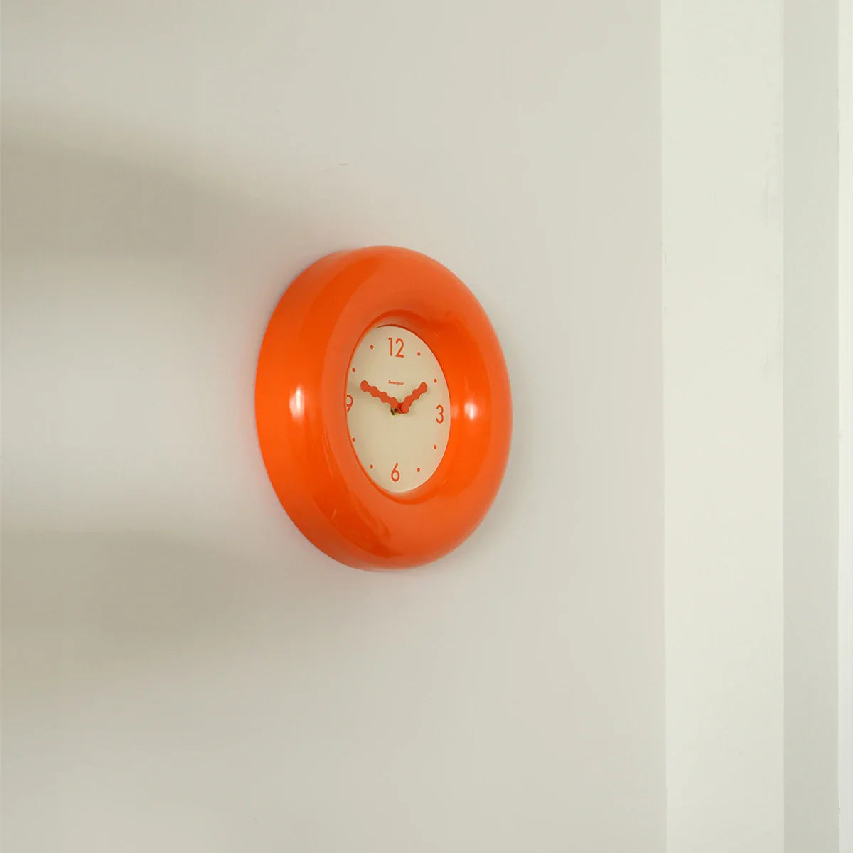 Red Pop Round Wall Clock