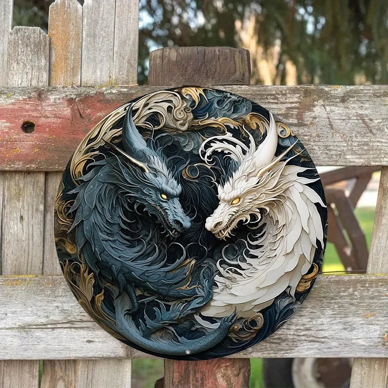 Balance of Shadows 2D Aluminum Wall Plaque