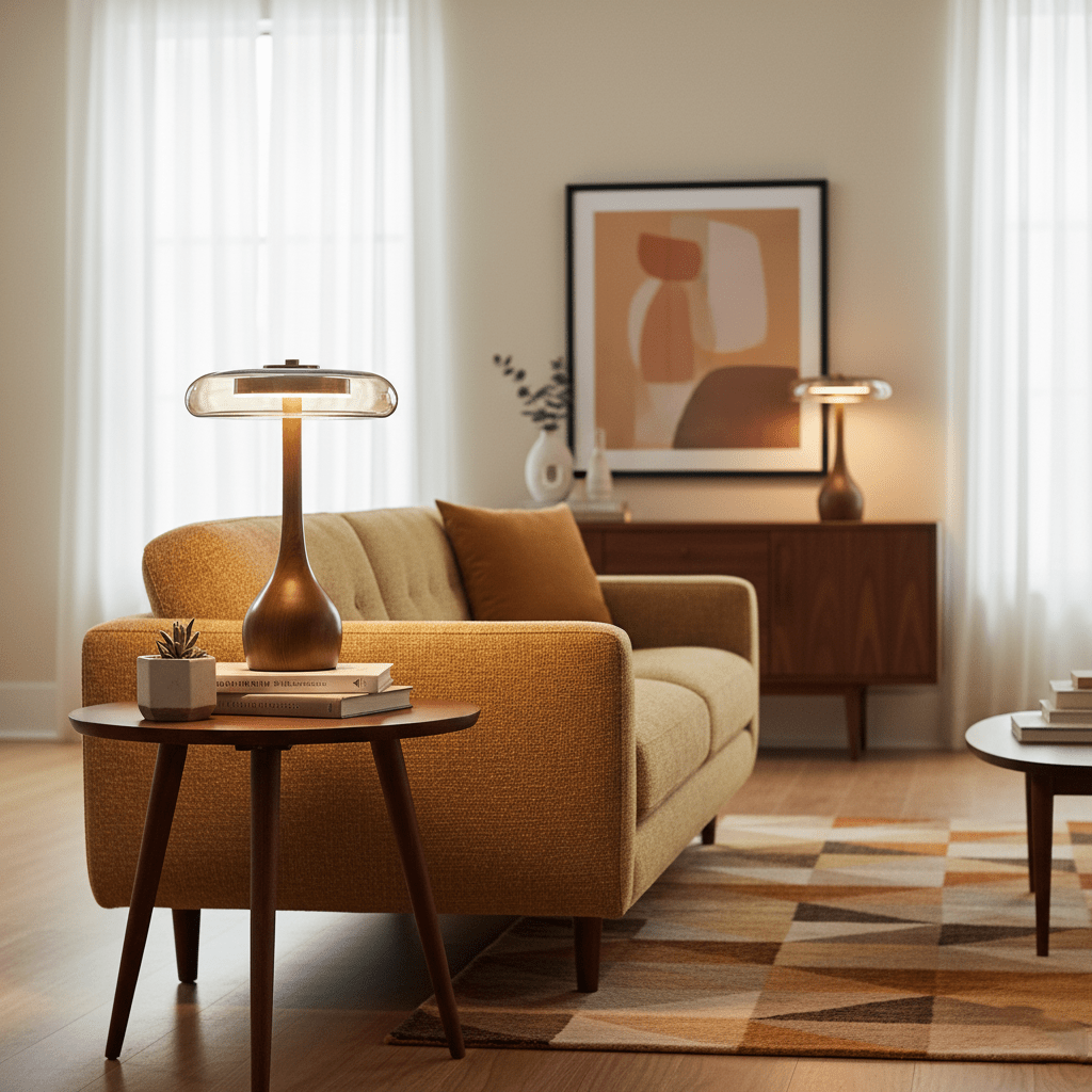 Marble Sphere Accent Table Lamp