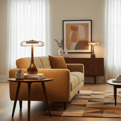 Marble Sphere Accent Table Lamp