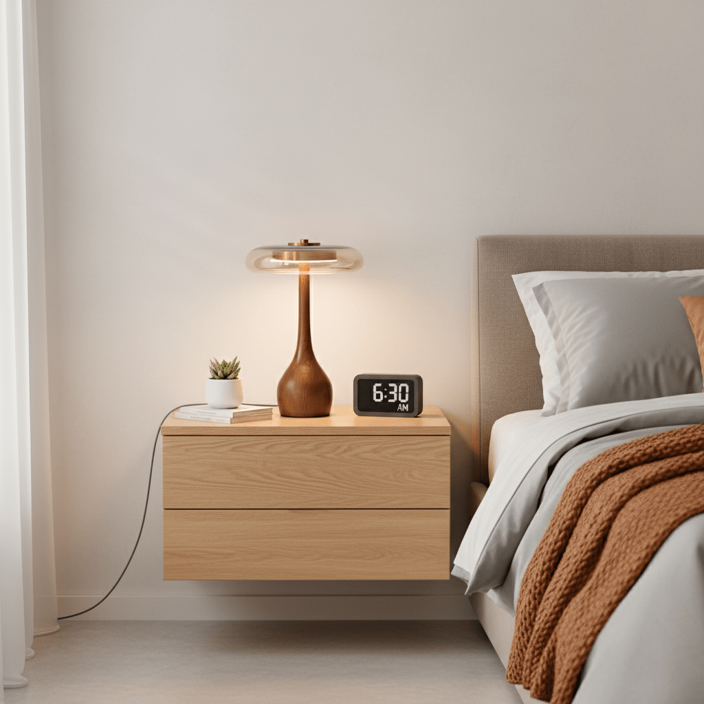 Marble Sphere Accent Table Lamp