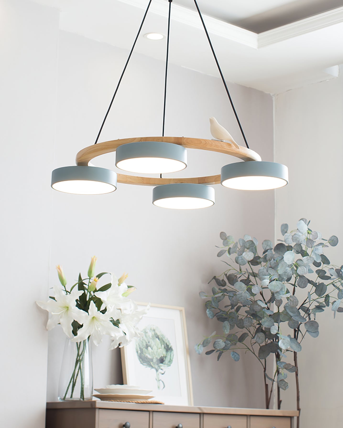 Bird Ring Dining Room Chandelier