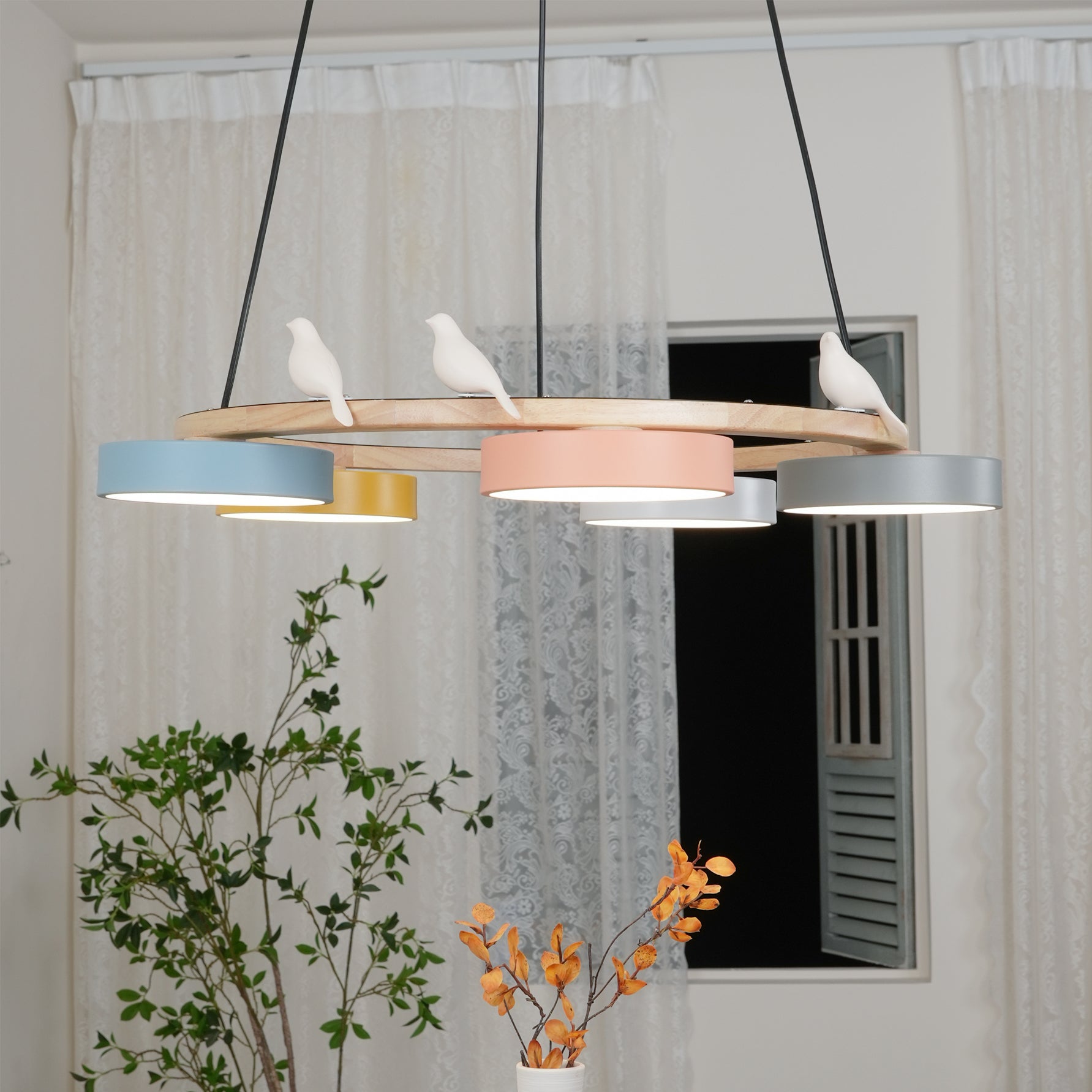 Bird Ring Dining Room Chandelier