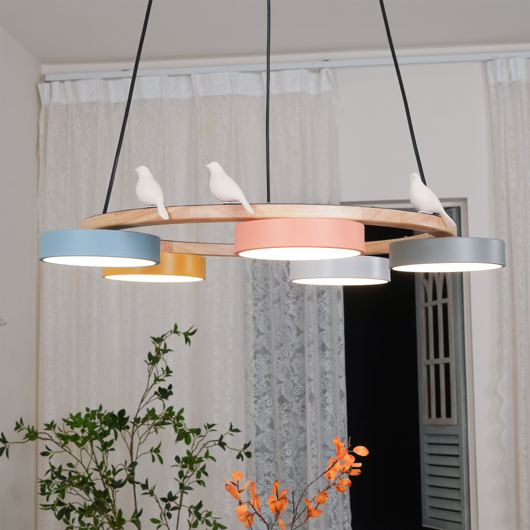 Bird Ring Dining Room Chandelier