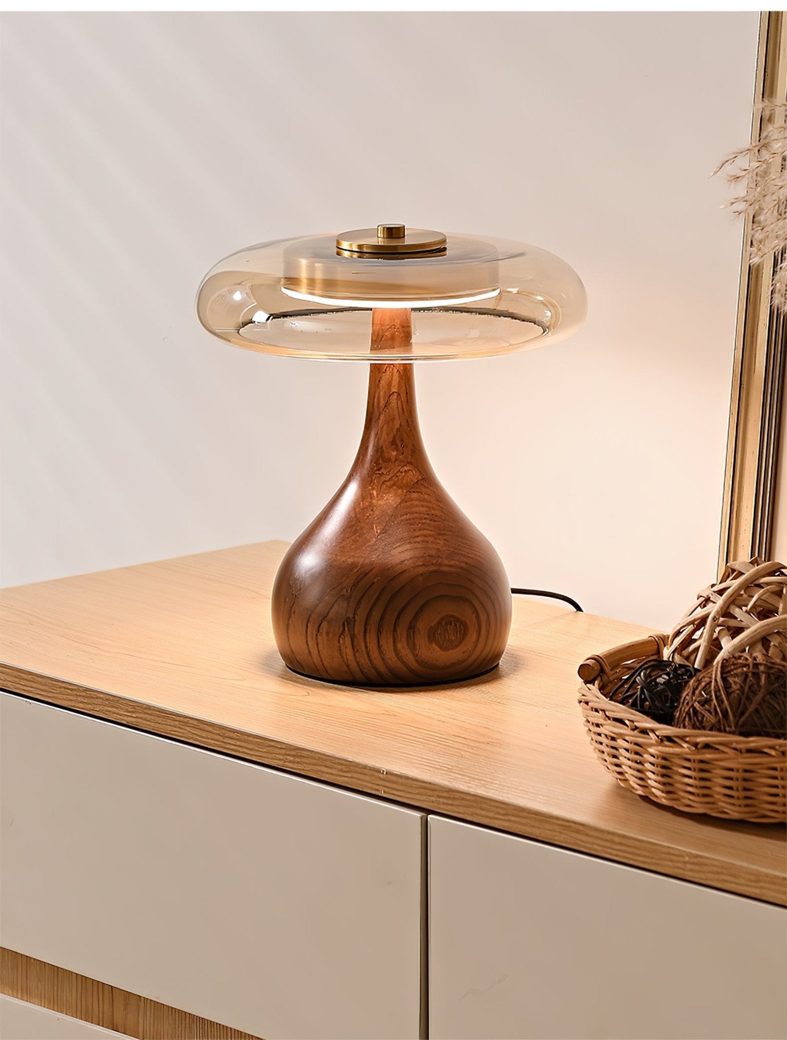 Marble Sphere Accent Table Lamp