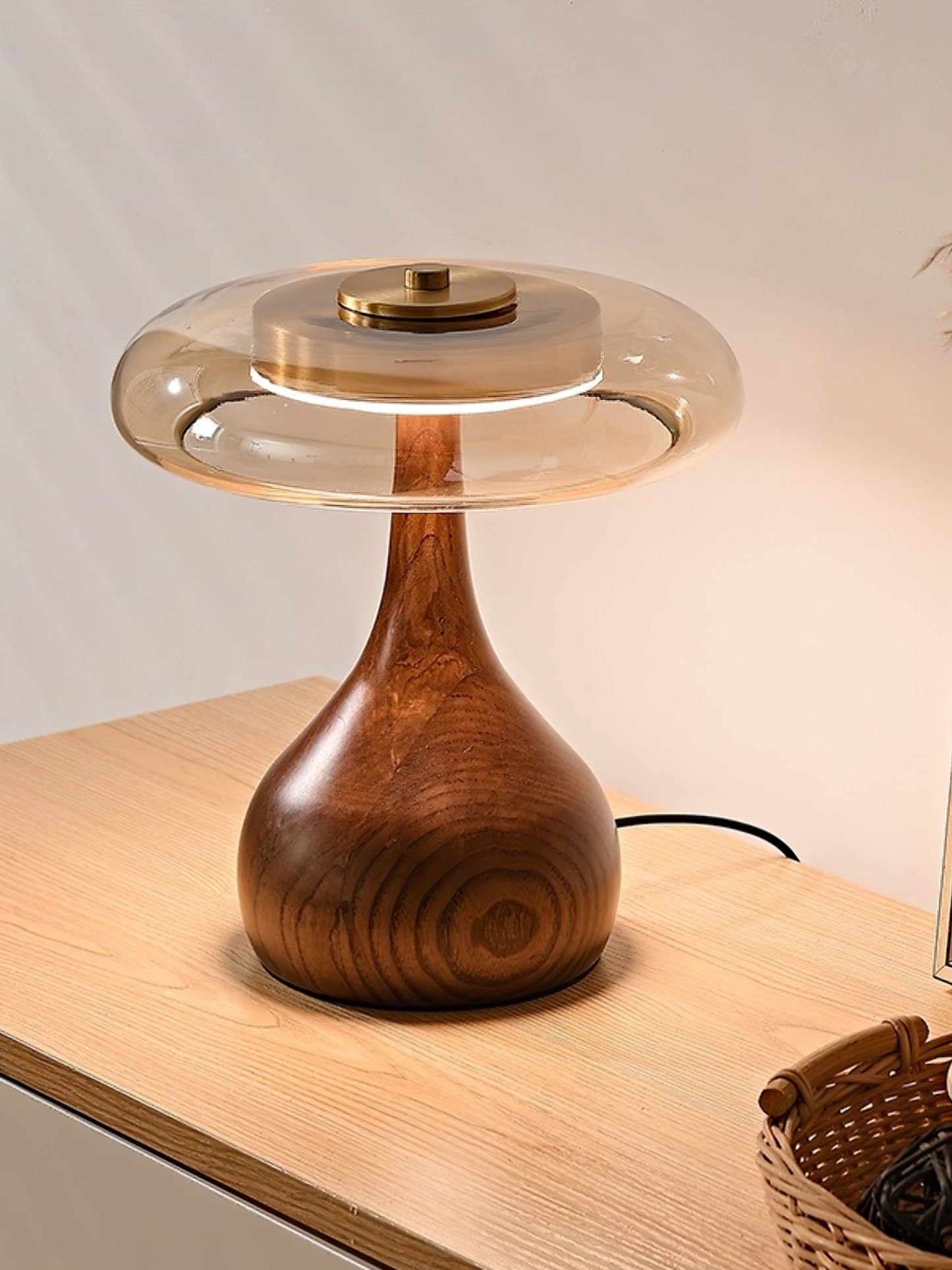 Marble Sphere Accent Table Lamp
