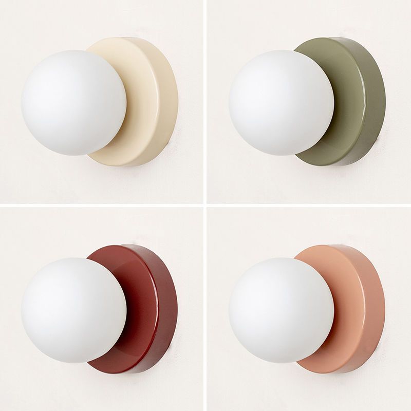 Glass Dome LED Wall Light