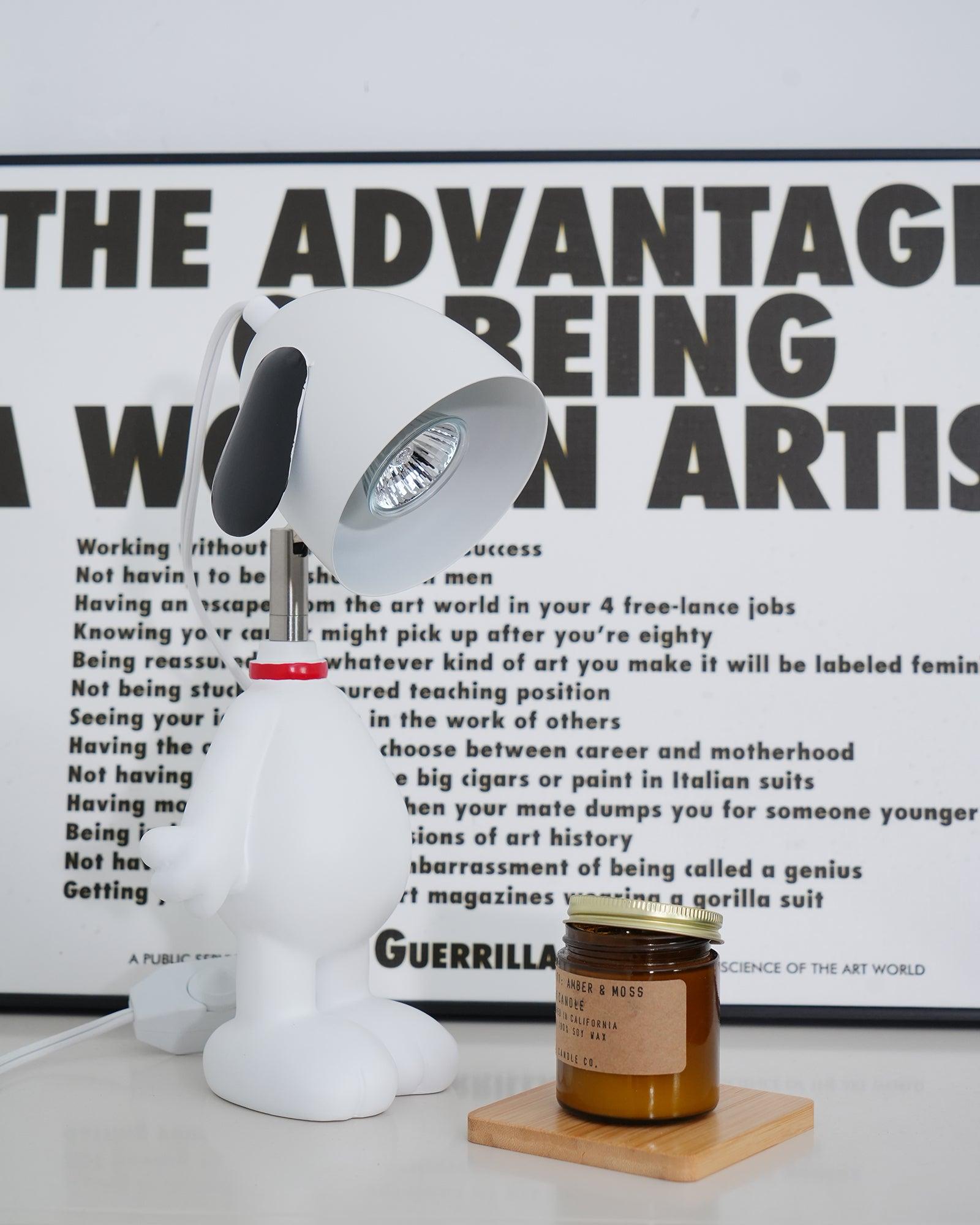 Dog Figurine Candle Warmer Lamp