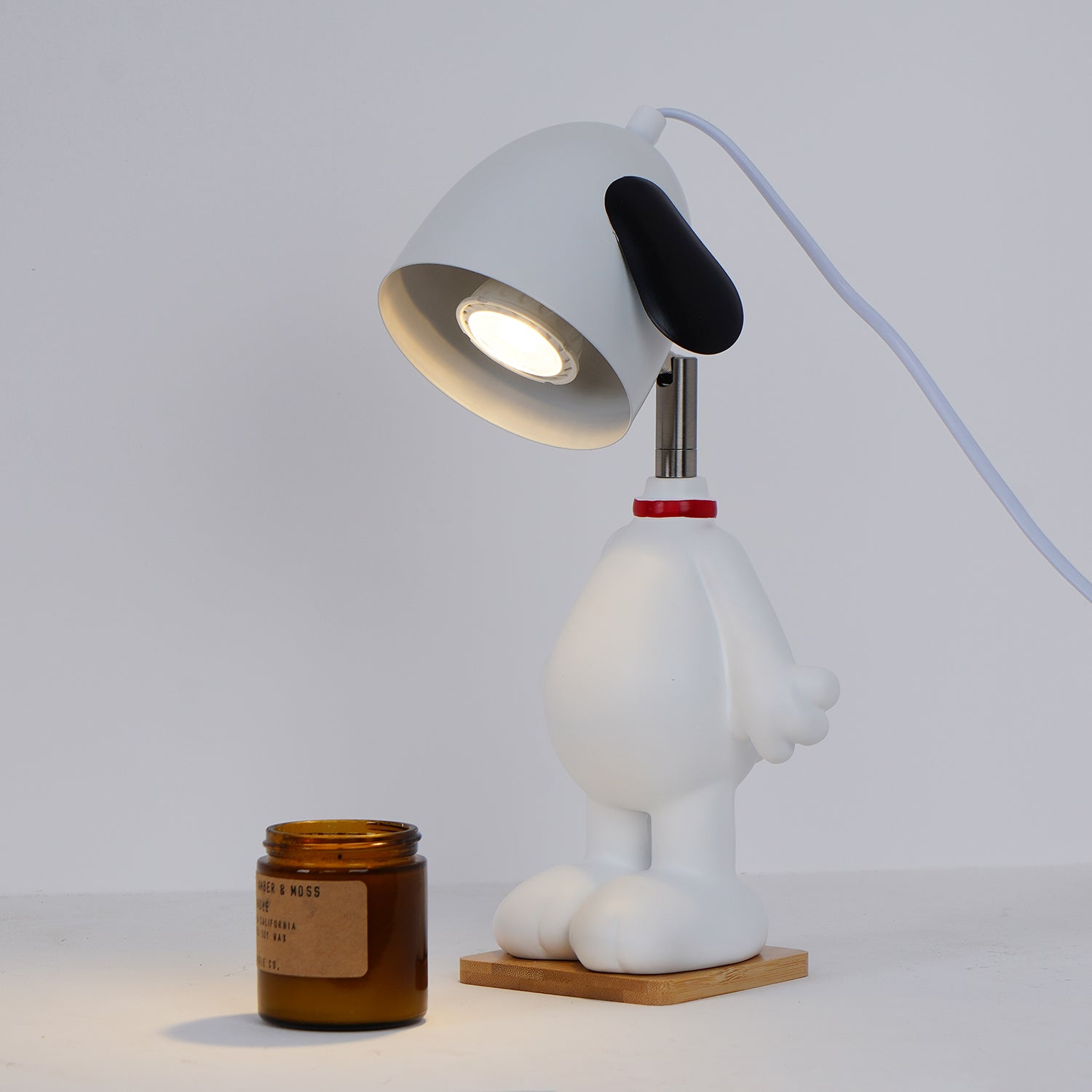 Dog Figurine Candle Warmer Lamp