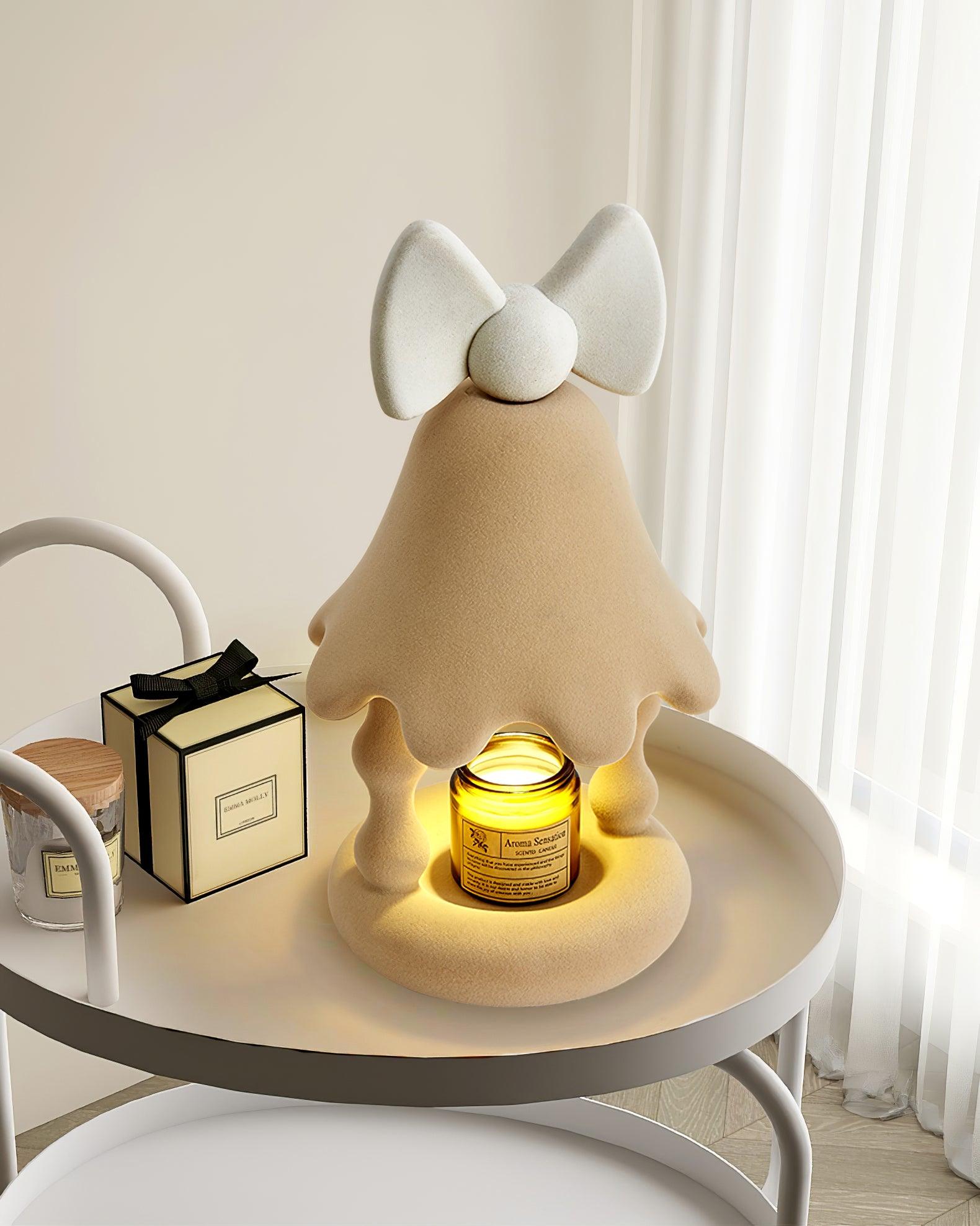 Festive Figurine Candle Warmer Lamp