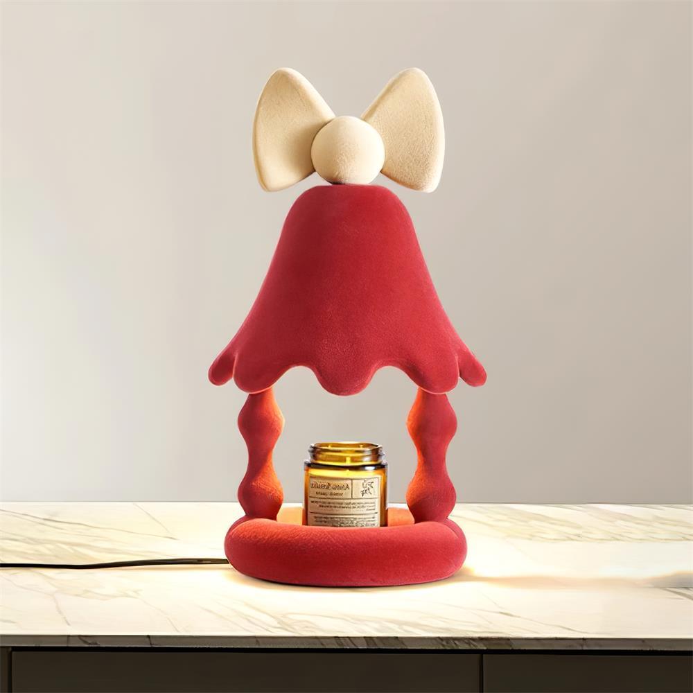 Festive Figurine Candle Warmer Lamp
