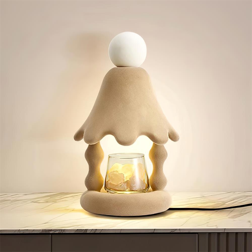 Festive Figurine Candle Warmer Lamp