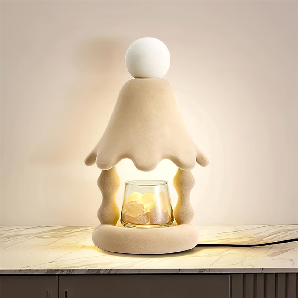 Festive Figurine Candle Warmer Lamp
