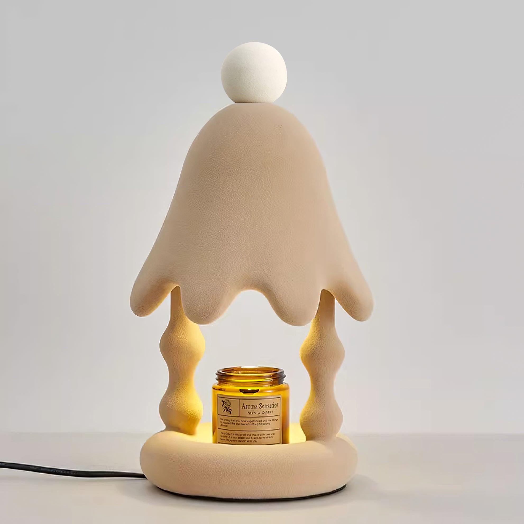 Festive Figurine Candle Warmer Lamp