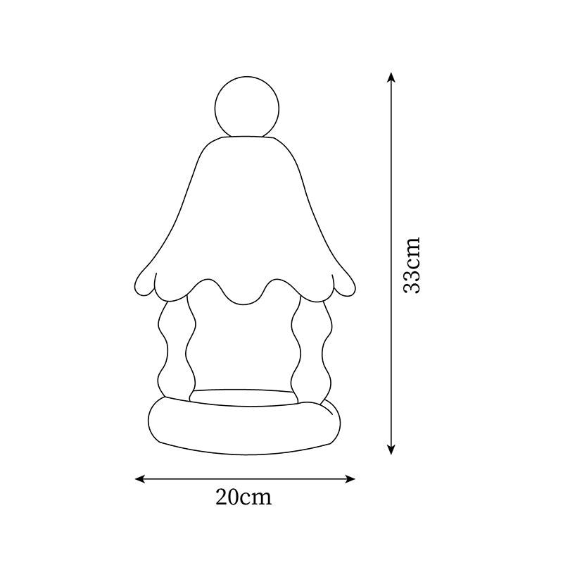 Festive Figurine Candle Warmer Lamp