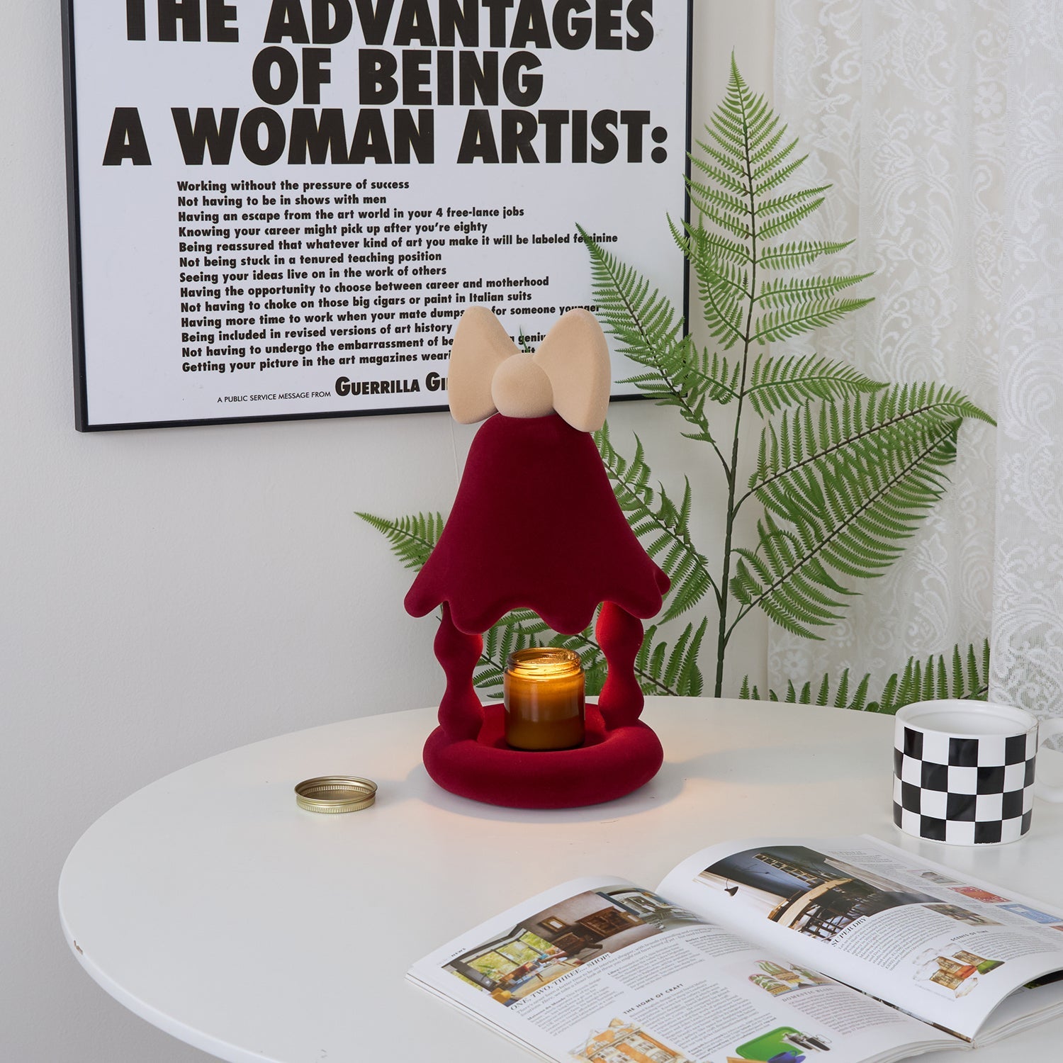 Festive Figurine Candle Warmer Lamp