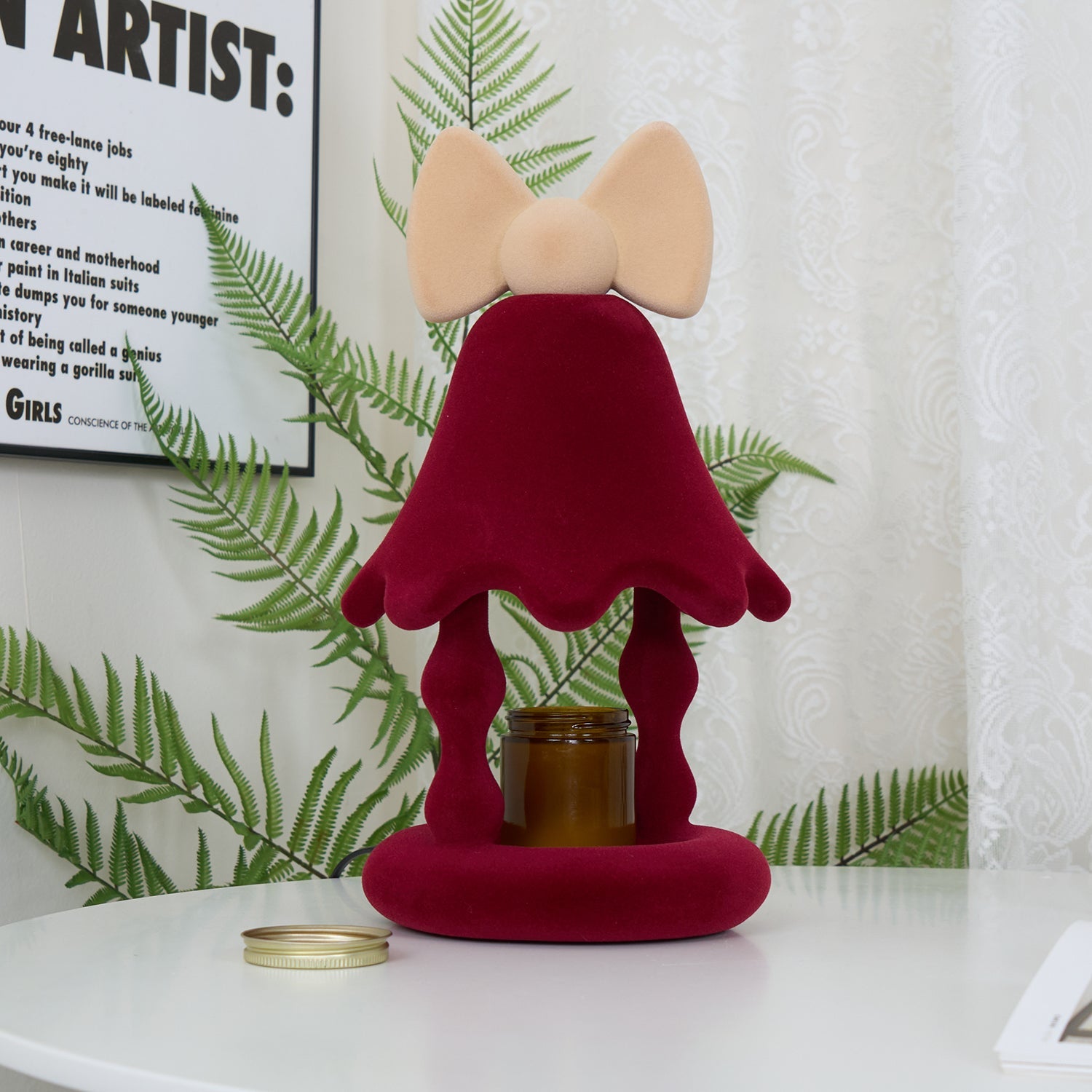 Festive Figurine Candle Warmer Lamp