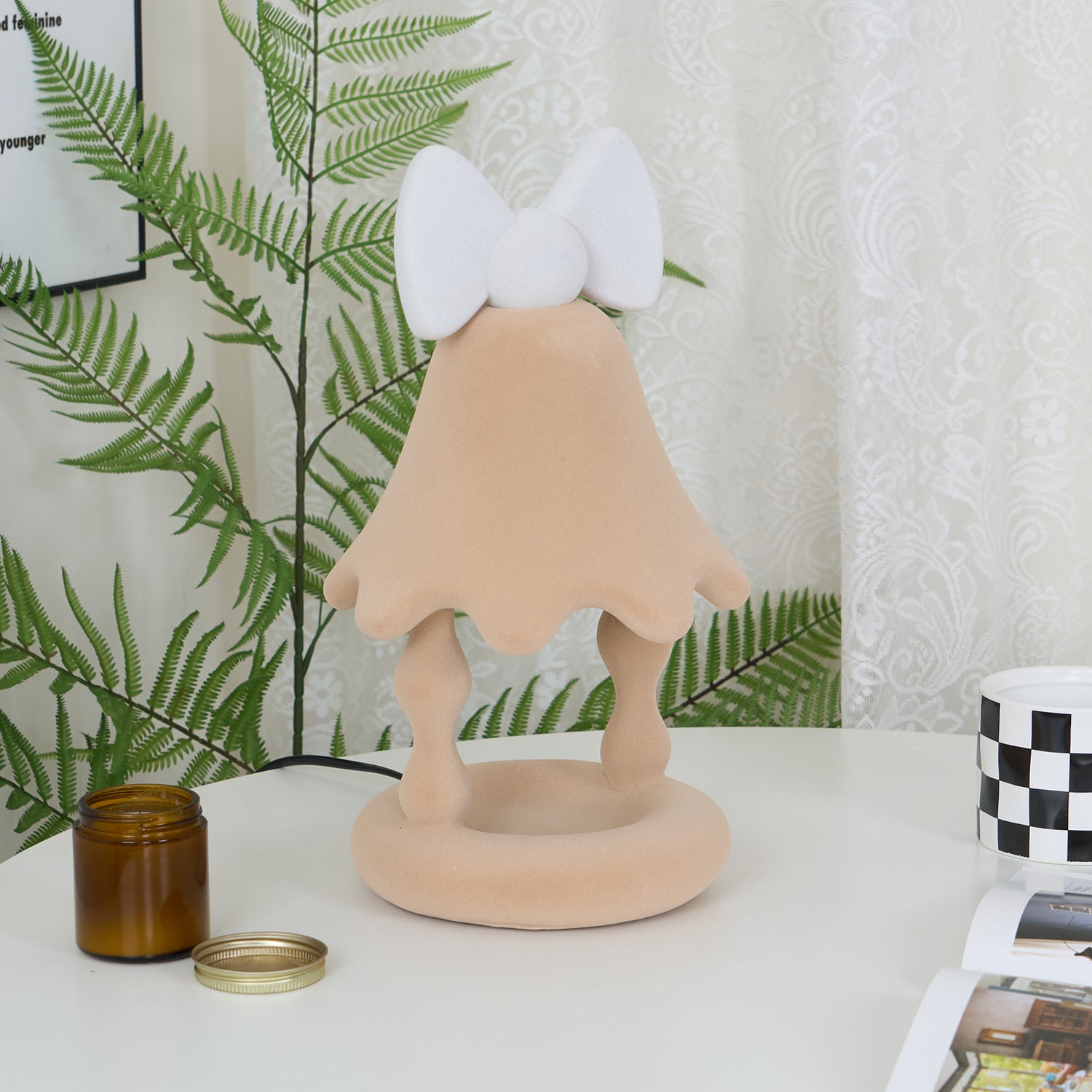 Festive Figurine Candle Warmer Lamp