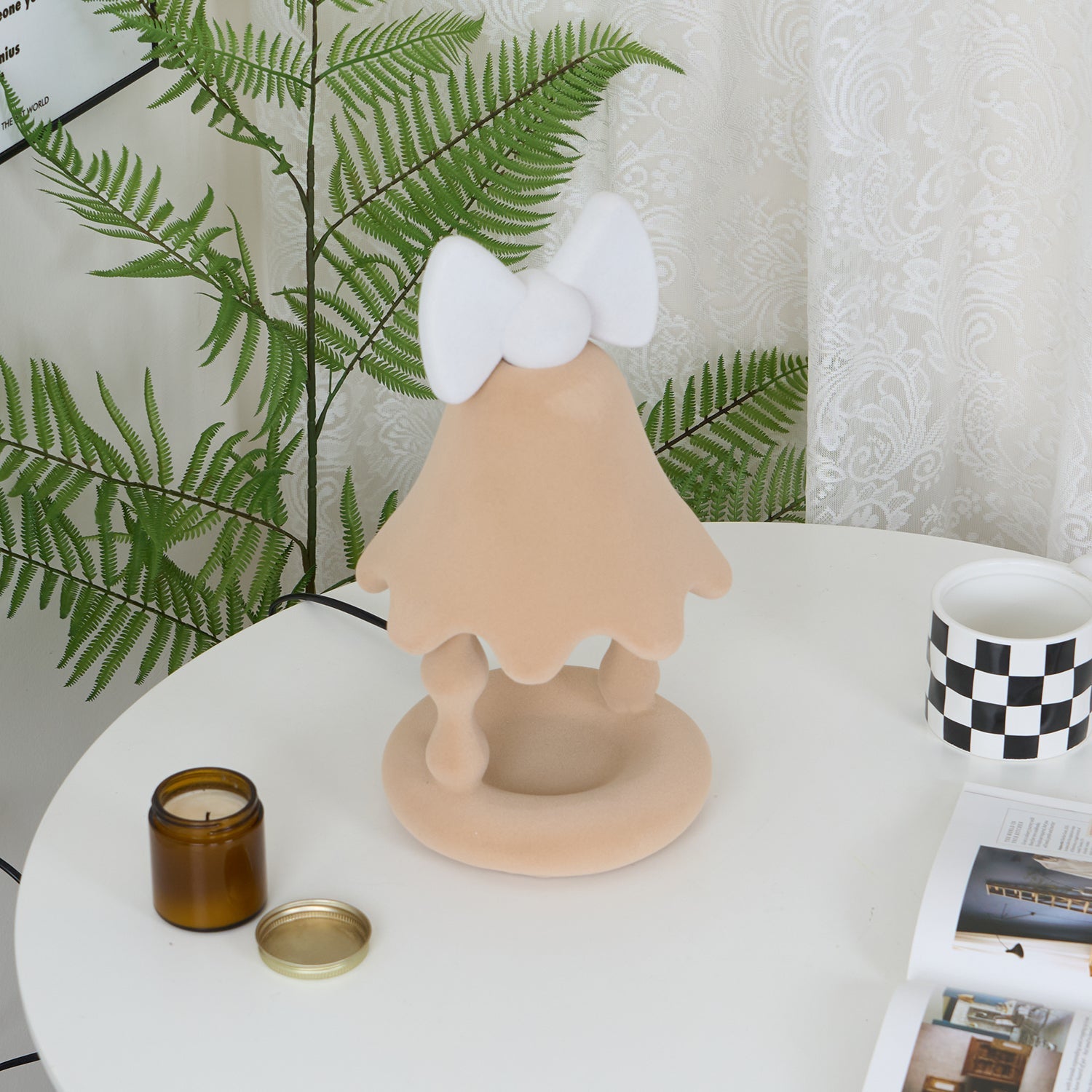 Festive Figurine Candle Warmer Lamp