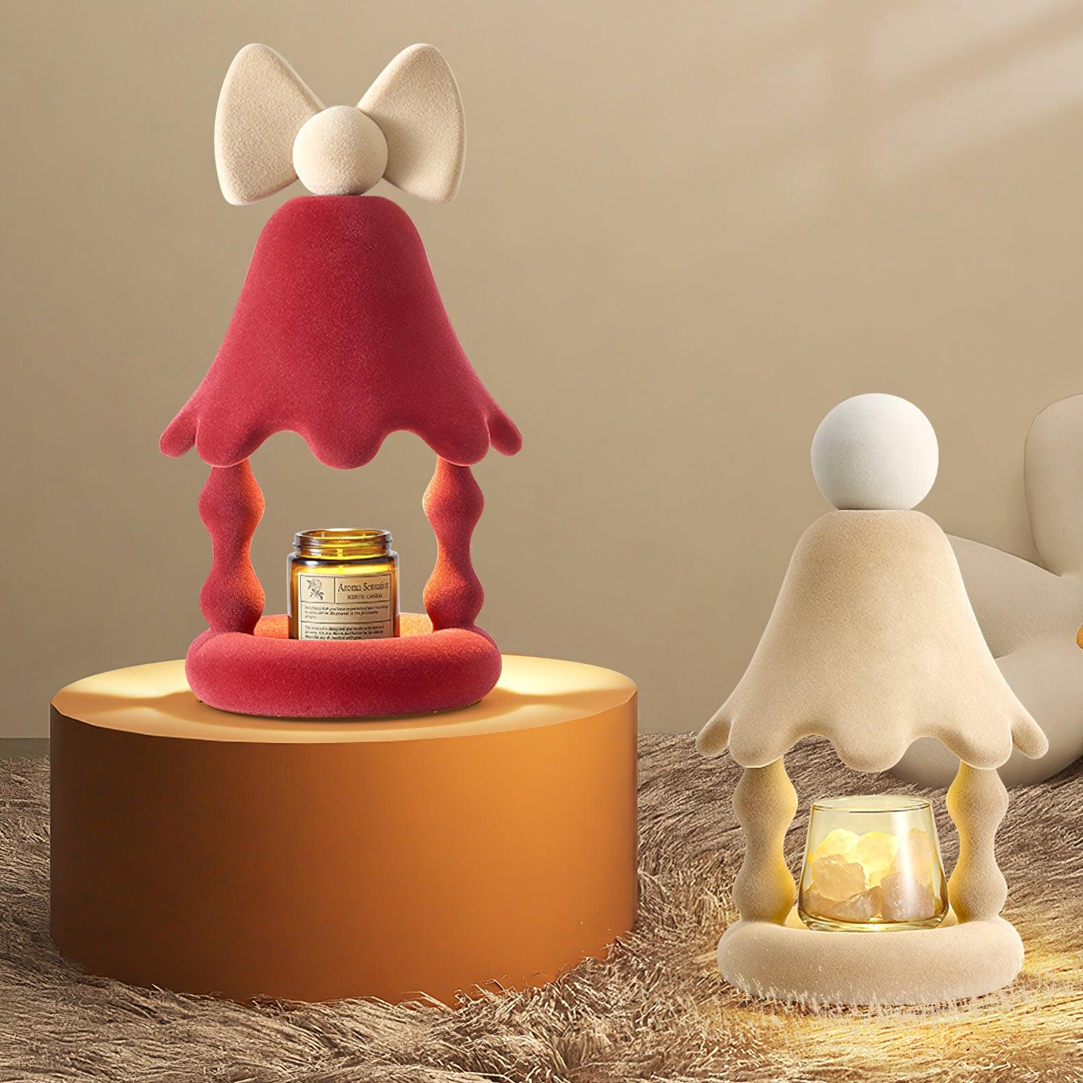 Festive Figurine Candle Warmer Lamp