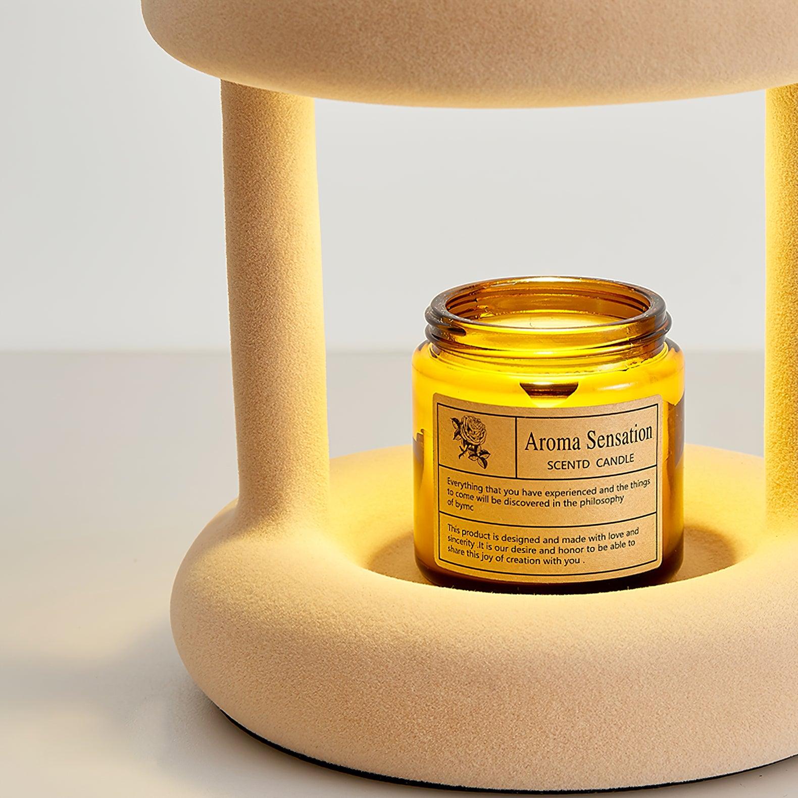 Festive Figurine Candle Warmer Lamp