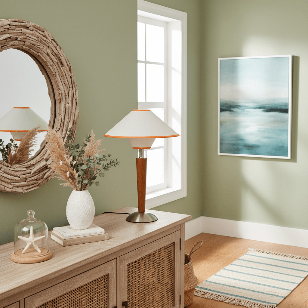 Wooden Stem Classic Table Lamp