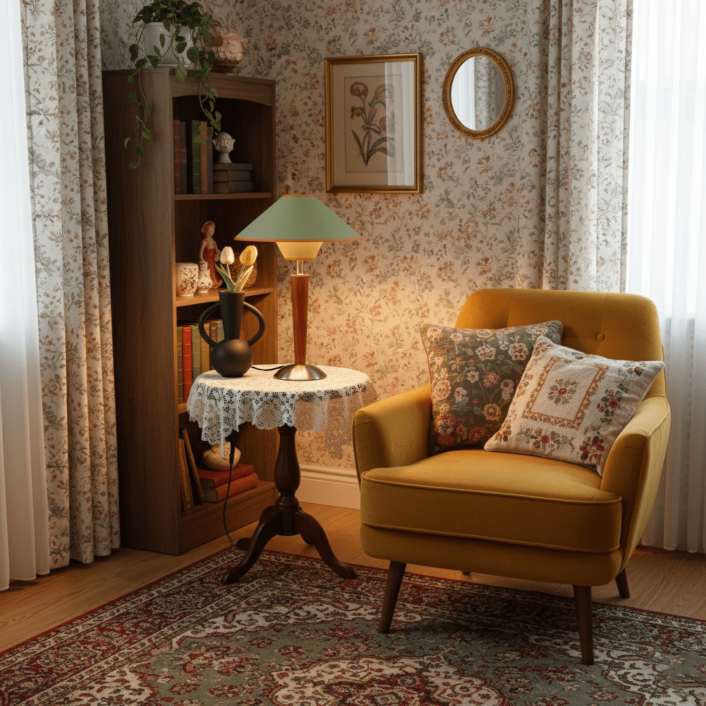 Wooden Stem Classic Table Lamp