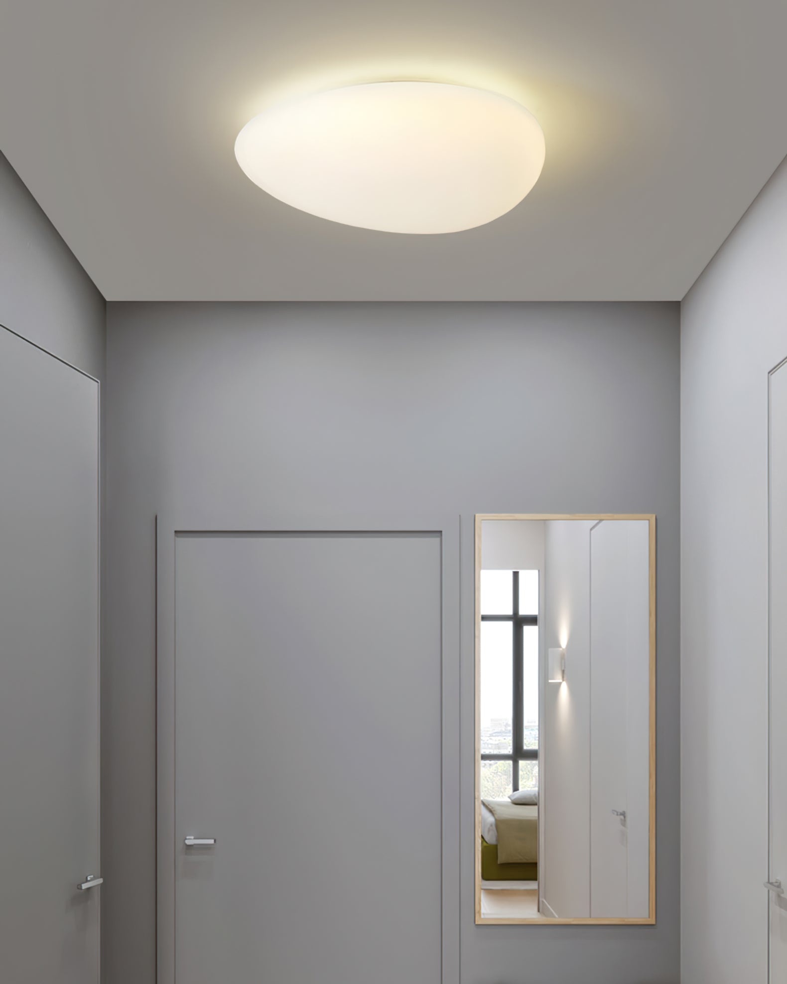 LED Slim Flush Mount Ceiling Light