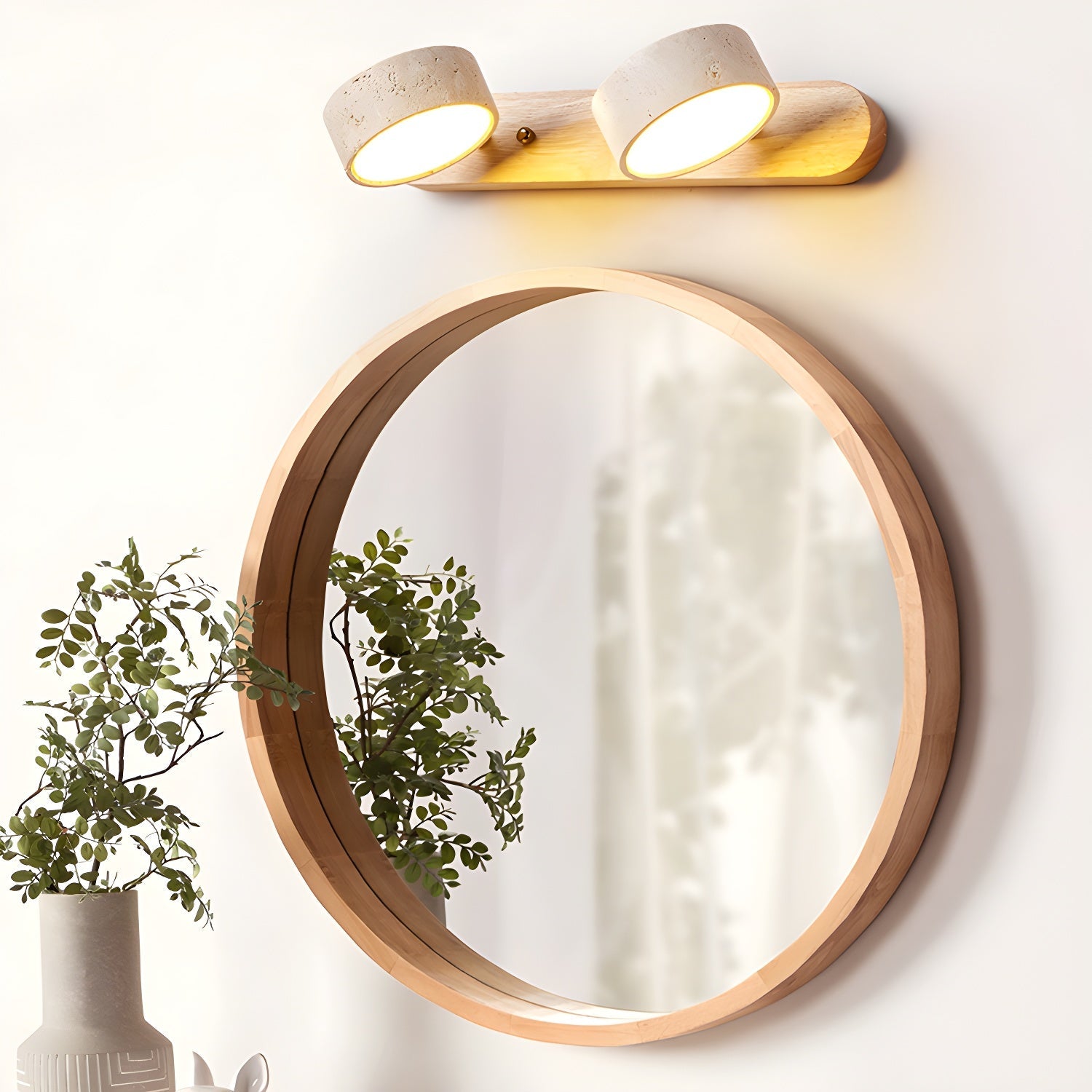 Travertine Dual Mount Wall Light