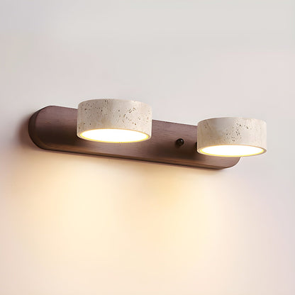 Travertine Dual Mount Wall Light