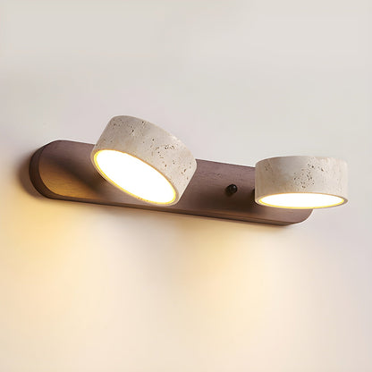 Travertine Dual Mount Wall Light
