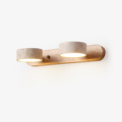 Travertine Dual Mount Wall Light