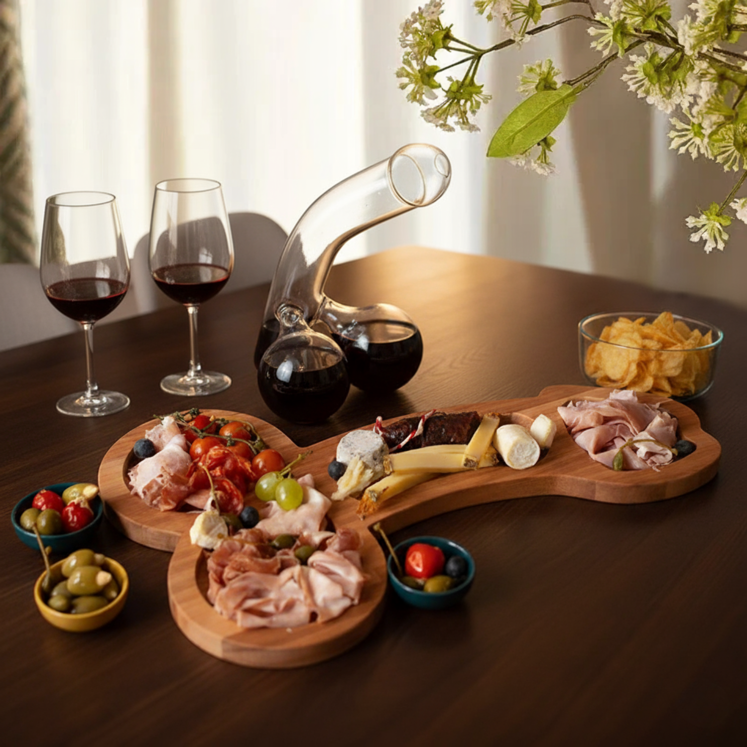 ArtZ® Spitting Cobra Charcuterie Board Spitting Cobra Charcuterie Board