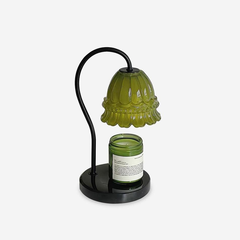 Glass Dome Tabletop Candle Warmer Lamp