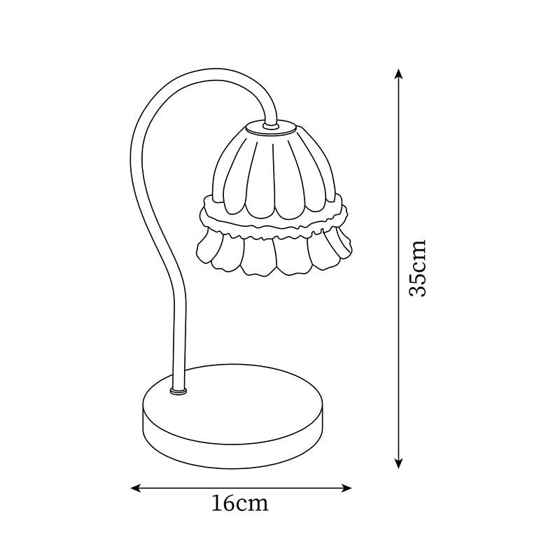 Glass Dome Tabletop Candle Warmer Lamp