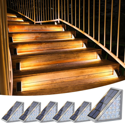 Outdoor Solar Step Pathway Lights