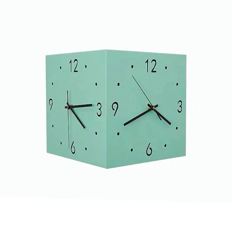 Geometric Panel Wall Clock