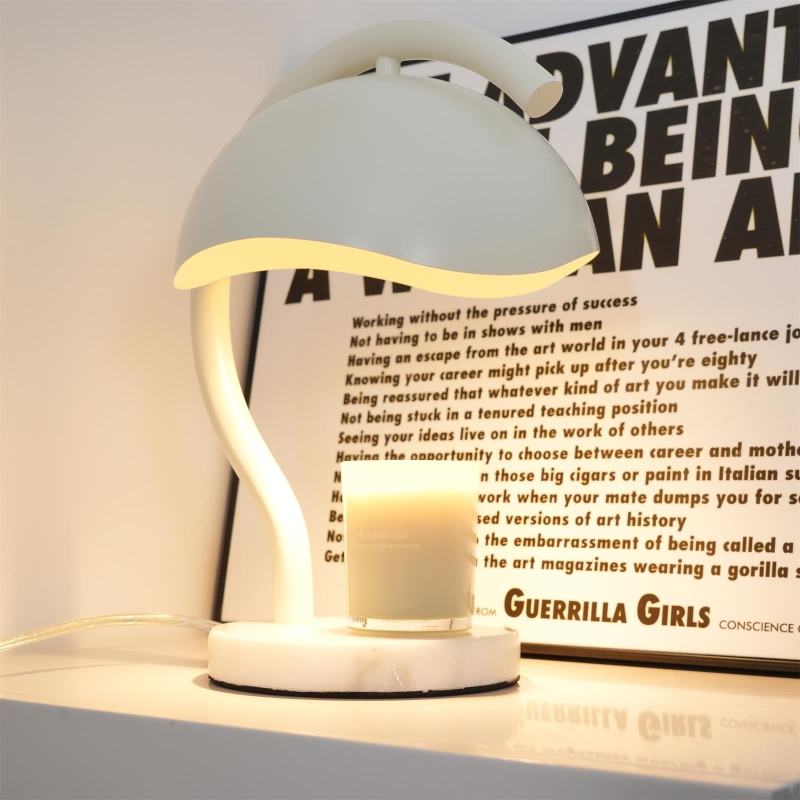 Mushroom Style Candle Warmer Lamp