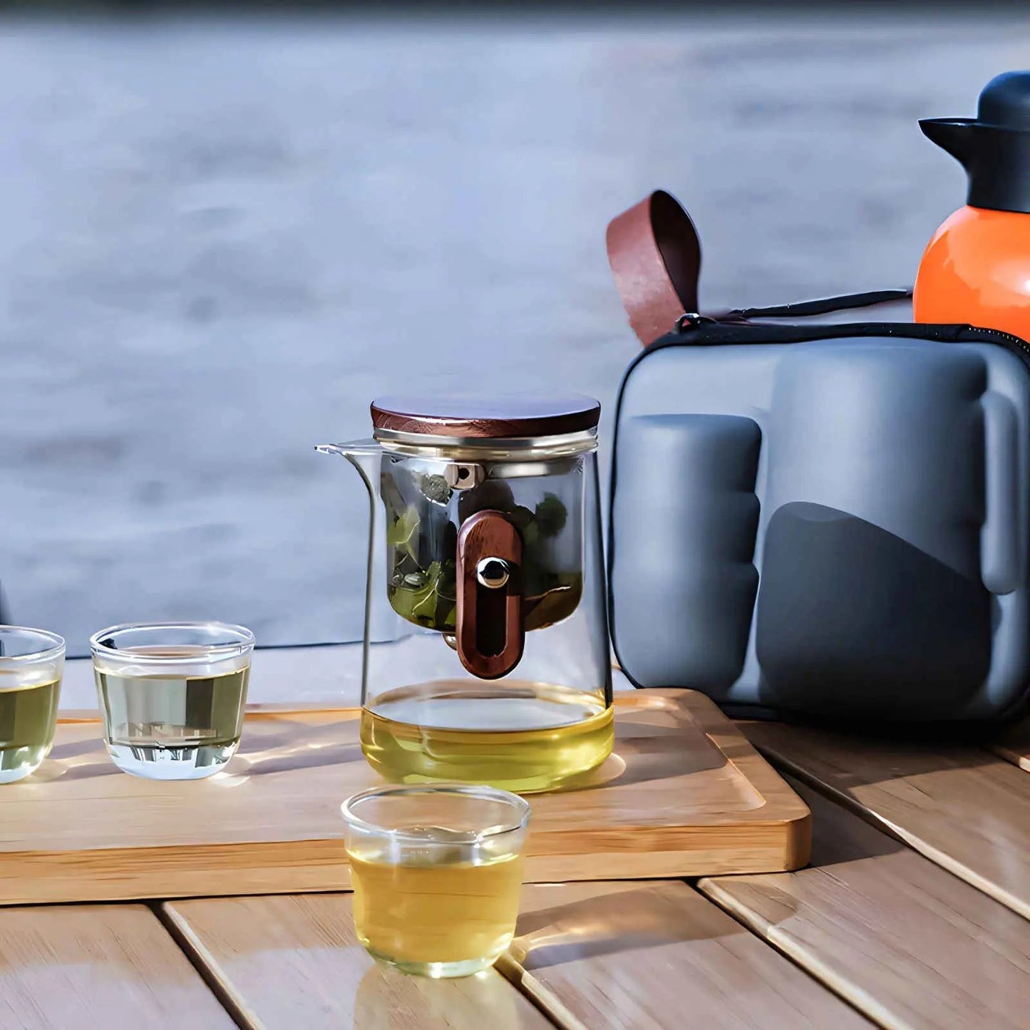 Travel Glass Tea Brewing Set
