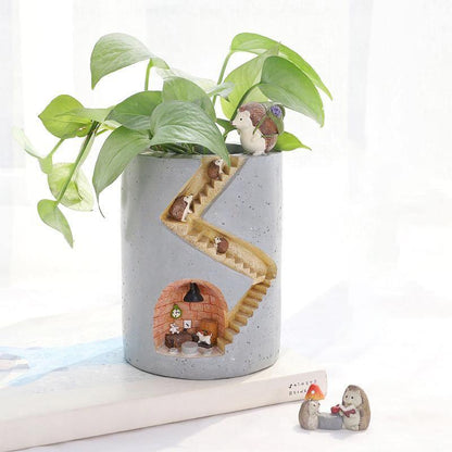 Pet House Ceramic Planter Pot