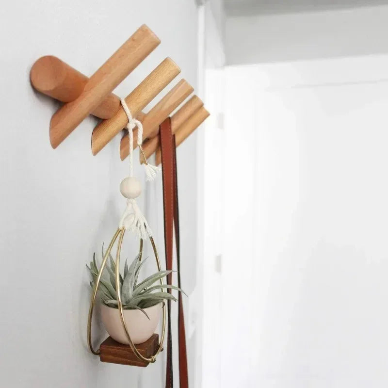 Freestanding Wood Coat Rack Stand